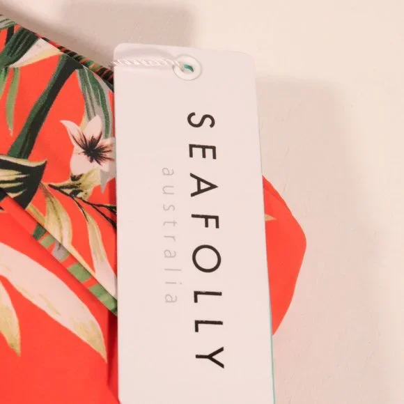 NWT Seafolly Ocean Alley Twist Bandeau Bikini Top - Picture 7 of 14